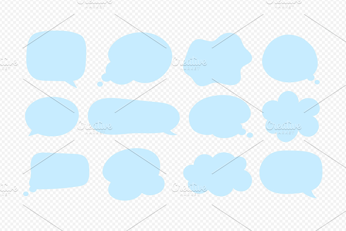 Speech symbol talk and thinking., a Background Graphic by kaisorn (Photo 3 of 3)