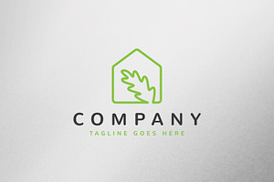 Oak Leaf House Logo Design