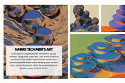 40 Chromascape & Future Forms Bundle, a Decorative Illustration by Virgo Studio (Thumbnail 4 of 6)