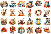 Fall Autumn Sublimation Clipart, an Illustration by Sublimation Artist (Thumbnail 2 of 6)