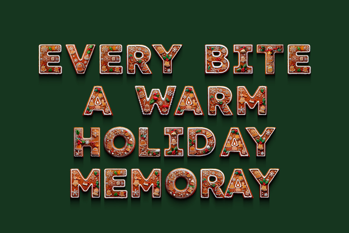 Gingerbread Dreams Font, a Sans Serif Font by Handmadefont (Photo 11 of 14)