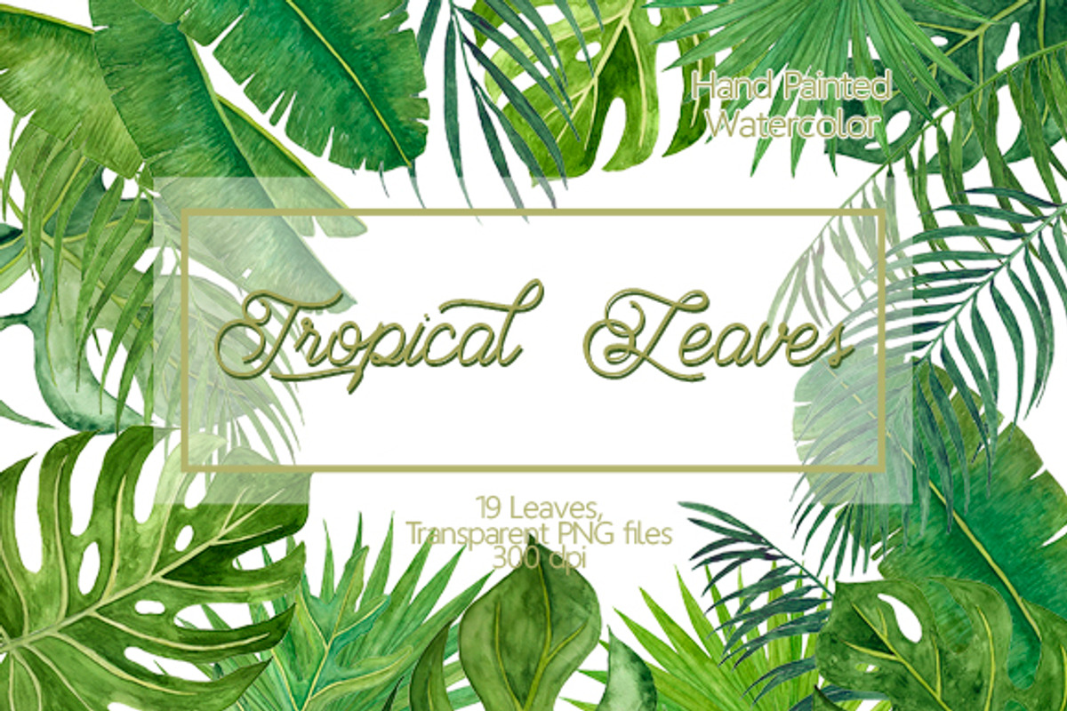 Tropical Leaves, a Texture Illustration by Elly Studio (Photo 7 of 7)