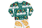 Christmas Set- “Toy Train Adventure”, a Pattern Graphic by D.O.C Gallery by Carla (Thumbnail 7 of 12)