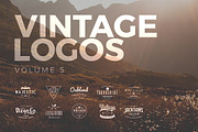 Vintage Logos and Badges Set 5, a Branding & Logo Template by Graphicdome (Thumbnail 1 of 5)