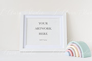 Nursery frame mockup bundle - 8x10'', a Print Template by L'Aura Studio (Thumbnail 6 of 7)