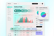 CRM Dashboard Design, a Websites & App Template by Sujun Baidyaa (Thumbnail 2 of 3)