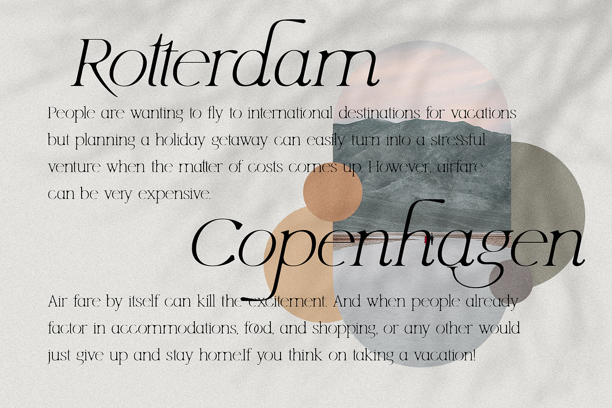 Lucky Feelings - Serif Font Family, a Serif Font by SilverStag Type Foundry (Photo 12 of 12)