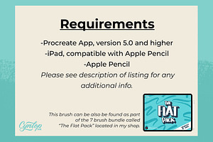 Procreate Brush : Flat Brush