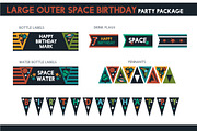 Space Birthday Party Package Set, a Hat Mockup by logika 600 (Thumbnail 6 of 6)