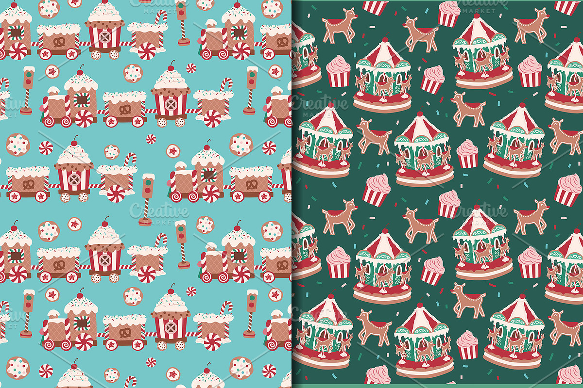 Sweet Christmas Cookies Pattern Set, a Pattern Graphic by CreativeChristiana (Photo 12 of 12)