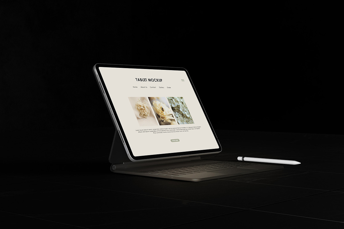 Tablet Mockup, an iPad Mockup by Graphicbars (Photo 4 of 9)