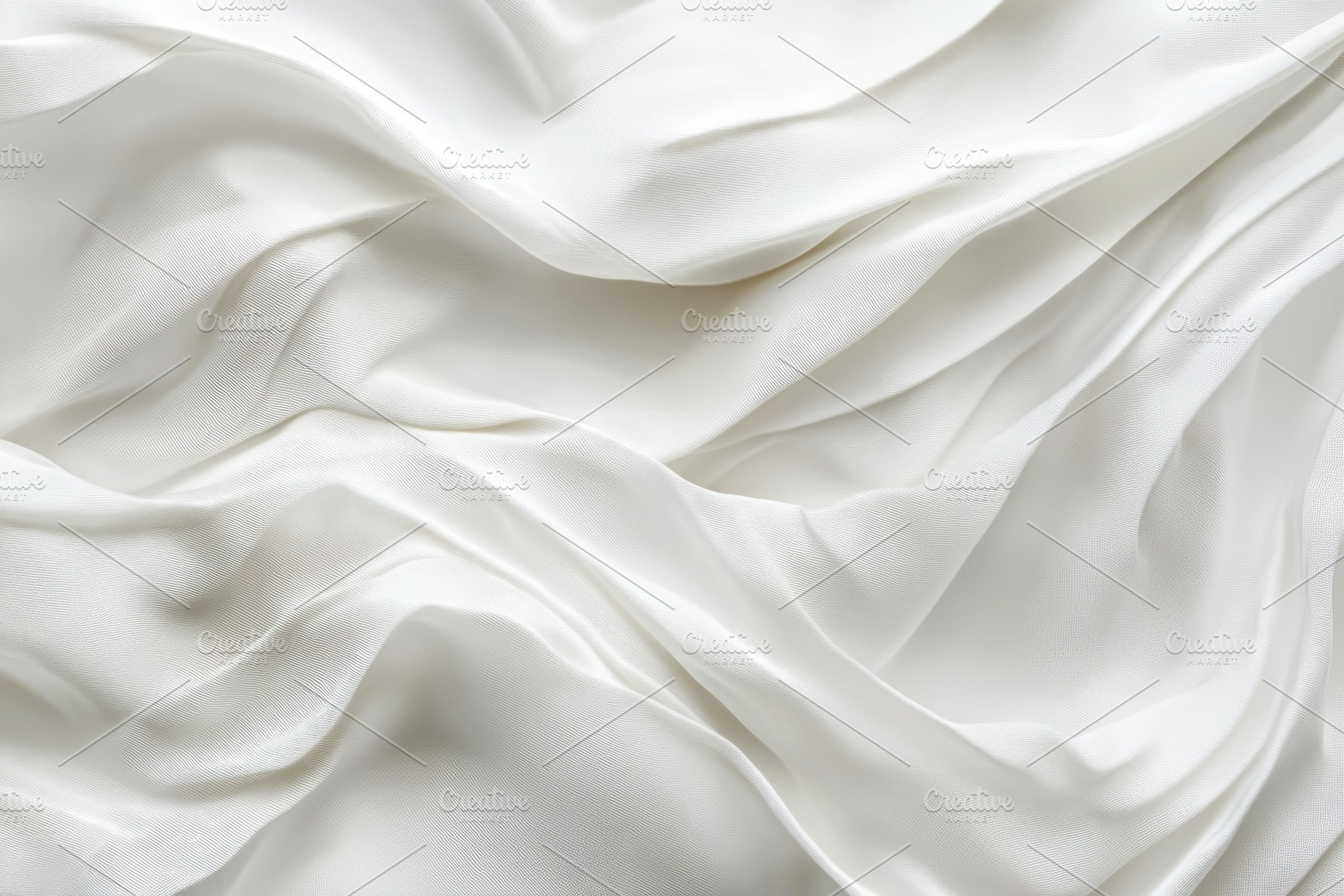 Elegant Draped White Silk Fabric Tex, a Photo by Pixeness Studio