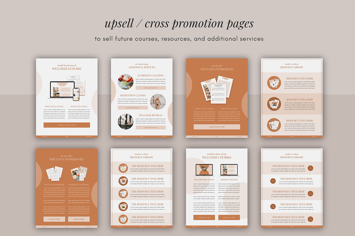 Wellness Coach Resource Canva Bundle, a Design Template by Studio Soluna (Photo 27 of 45)