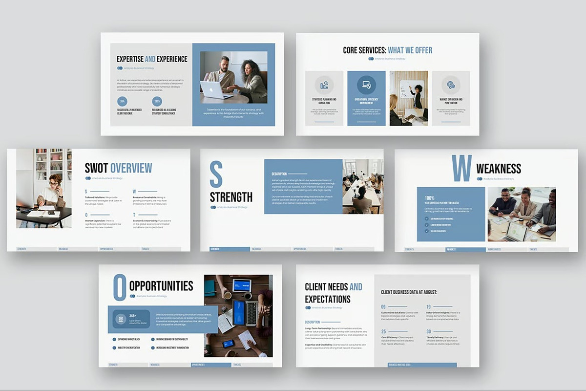 Analysis Business Strategy Keynote, a Presentation Template by Fit-tee (Photo 6 of 10)