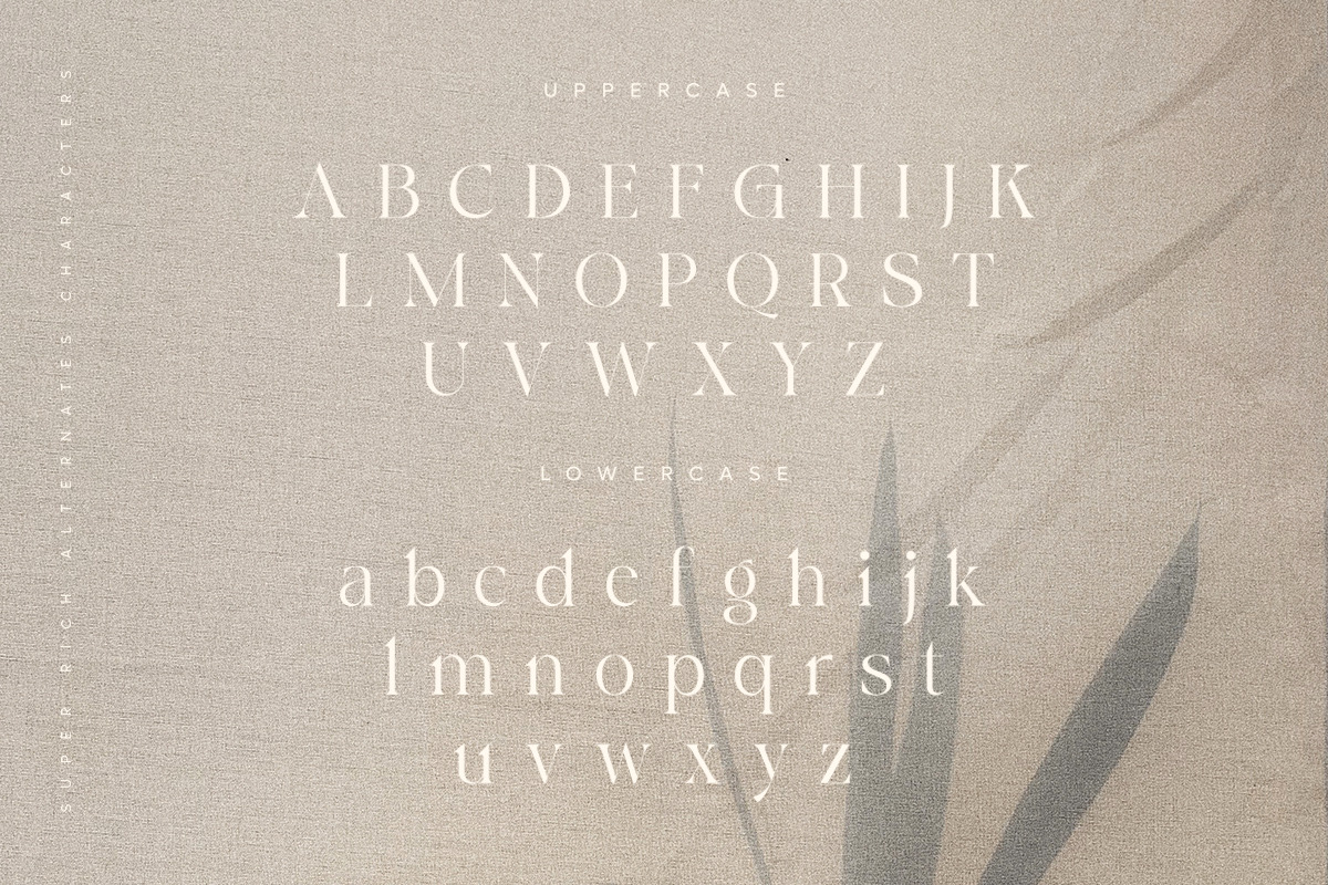 Caghen | Rich Ligature Serif, a Serif Font by Pentagonistudio (Photo 9 of 9)