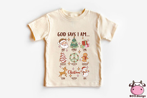 Christmas Kids Shirt Design Bundle