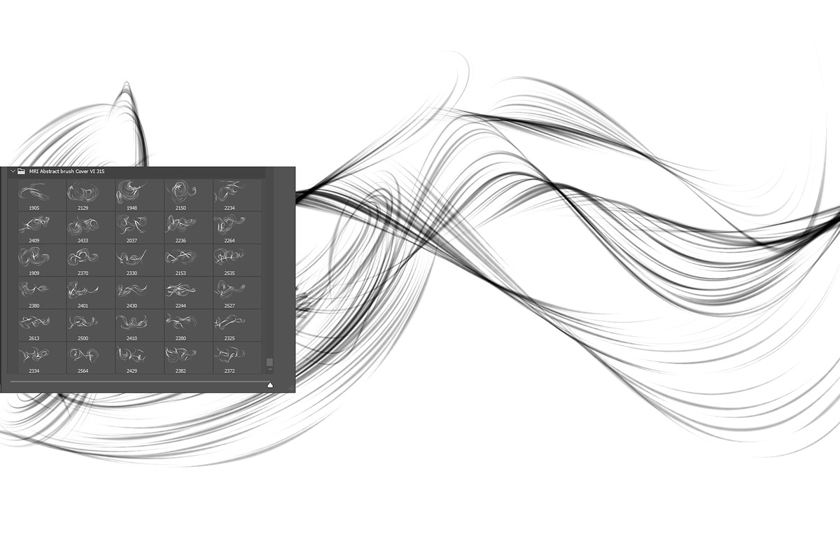60 Light Trails PNG & PS Brushe, a Brush Add-On by MRI STUDIO (Photo 13 of 14)