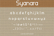 syanara modern sans serif, a Sans Serif Font by pictranoosa_studio (Thumbnail 9 of 10)