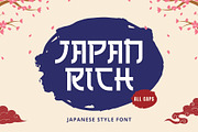 Japan Rich - Japanese Font, a Font by Nirmana Visual (Thumbnail 1 of 6)