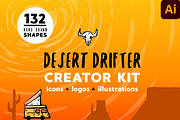 DESERT DRIFTER - Creator Kit, a Shape Add-On by Walking_Designs (Thumbnail 1 of 13)