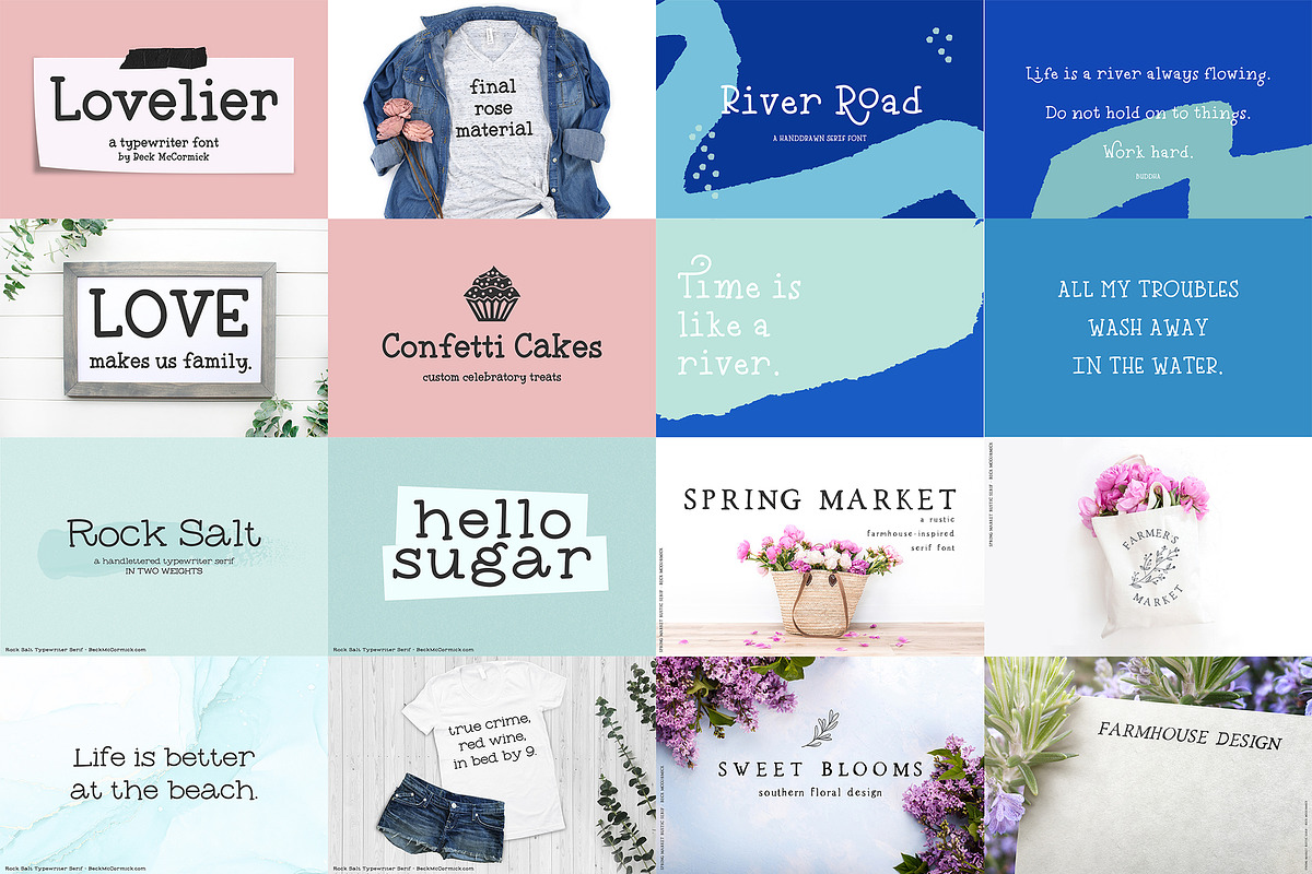 Typewriter Font Bundle, a Handwritten Font by Beck McCormick (Photo 6 of 10)