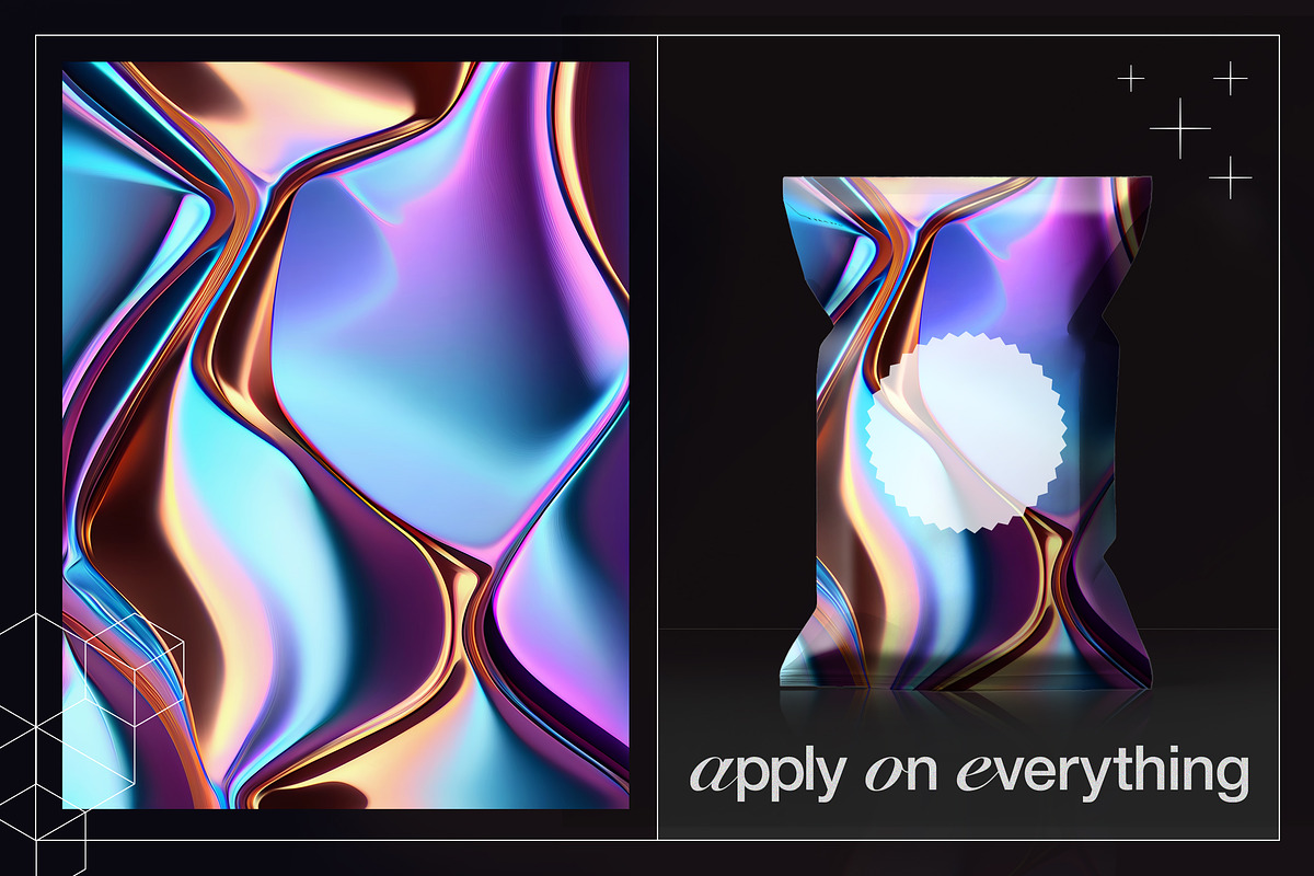 Liquid Metal | Iridescent Trend, a Texture Graphic by Ckybe's Corner (Photo 3 of 8)