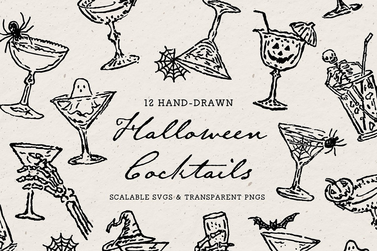 Halloween Clipart Bundle, Spooky Set, a Seasonal Illustration by The October Creative (Photo 4 of 13)
