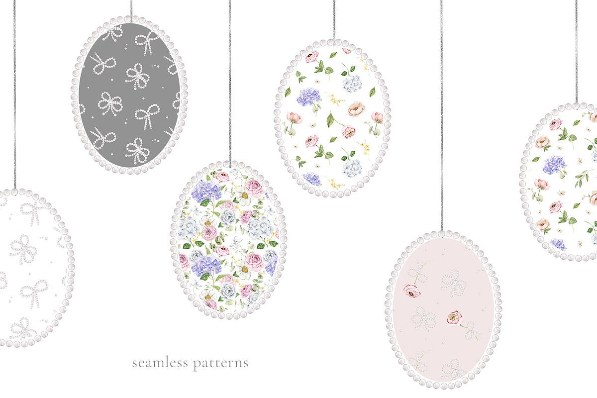 Fleur de Perle Watercolor Clipart, a Decorative Illustration by Eves_Aquadreams (Photo 8 of 12)