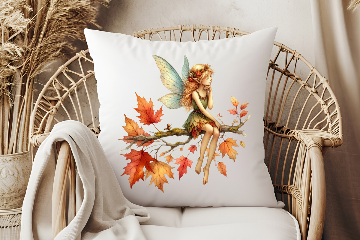 Forest Fairy Watercolor Clipart, an Illustration by Pixels.Craft (Photo 7 of 7)
