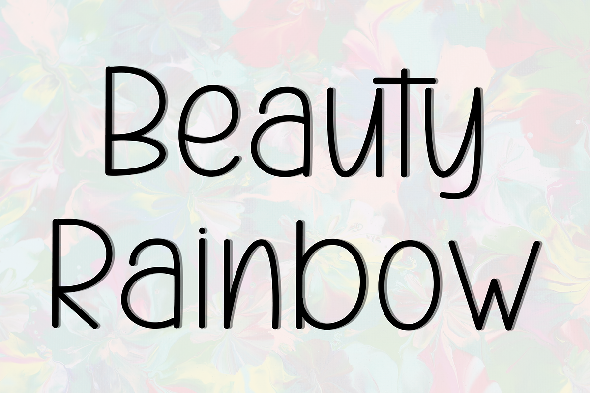 Special Rainbow, a Sans Serif Font by InermediaSTUDIO (Photo 2 of 8)