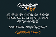 Nightfall Script, a Script Font by figuree studio (Thumbnail 8 of 9)