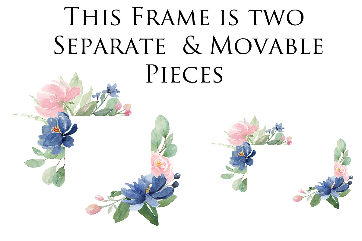 Blush and Blue Flowers, an Illustration by Graphic Blue Bird (Photo 8 of 8)