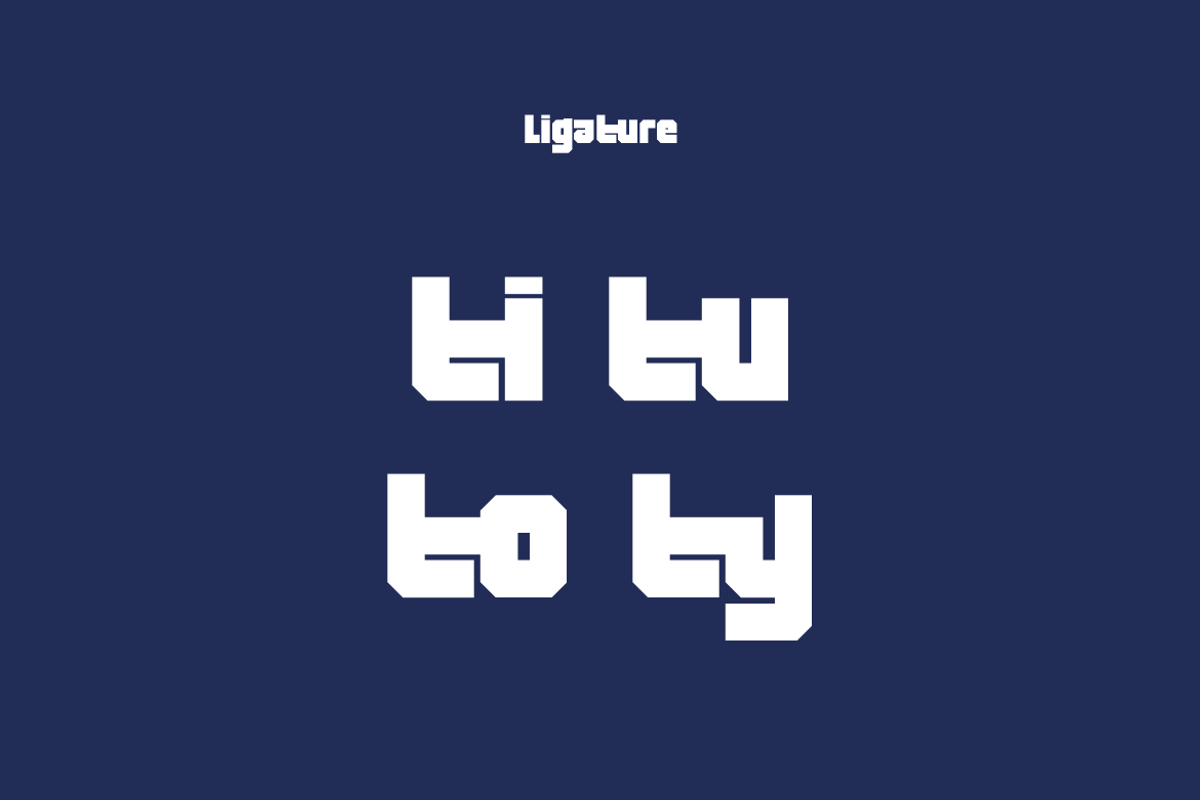 Oritwich - Thick & Game Font, a Sans Serif Font by Iqsiart Studio (Photo 6 of 7)