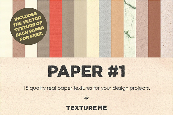 Paper #1 - 15 Paper & Vector Texture preview 6