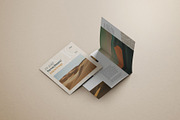 Bifold Square Brochure Mockup Set, a Print Template by mockupatelier (Thumbnail 7 of 13)