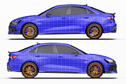 2026 Sport Performance Sedan Set, an Advertising Mockup by Halal Graphic Studio (Thumbnail 9 of 12)