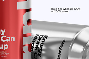 330ml Aluminum Cans PSD Mockup