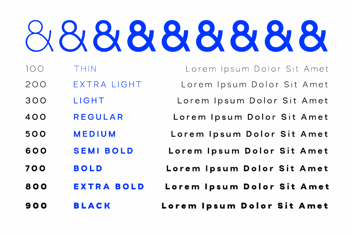 Variable Geometris Sans - Etermal, a Sans Serif Font by RagamKata (Photo 9 of 10)
