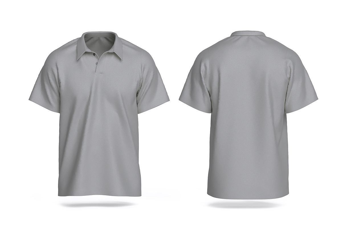Polo T-Shirt Mockup, an Apparel Mockup by mockupbuys (Photo 6 of 7)