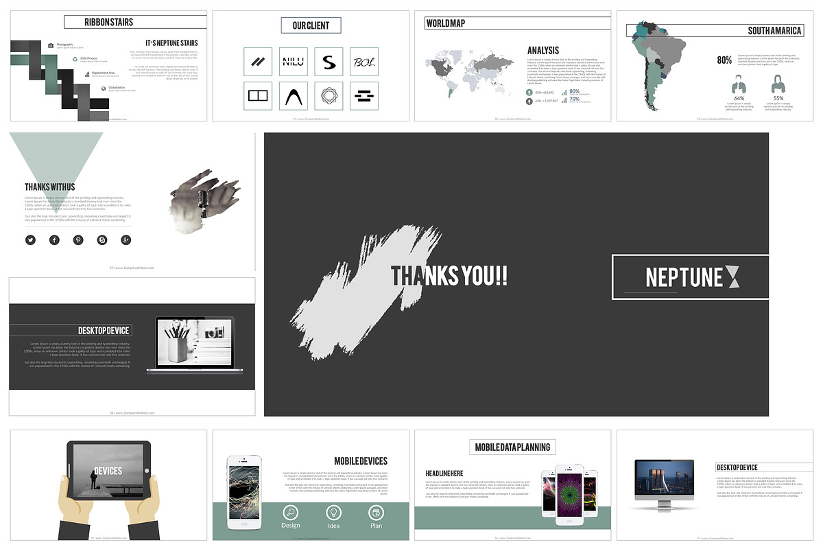 Neptune Keynote Template, a Presentation Template by ZAAS (Photo 5 of 5)