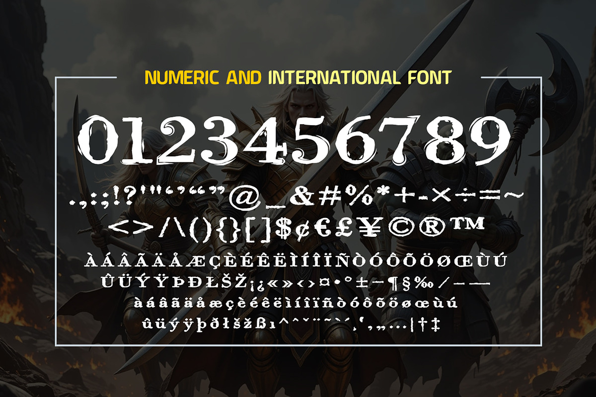 Warrior Life Font, a Serif Font by yantodesign (Photo 6 of 7)