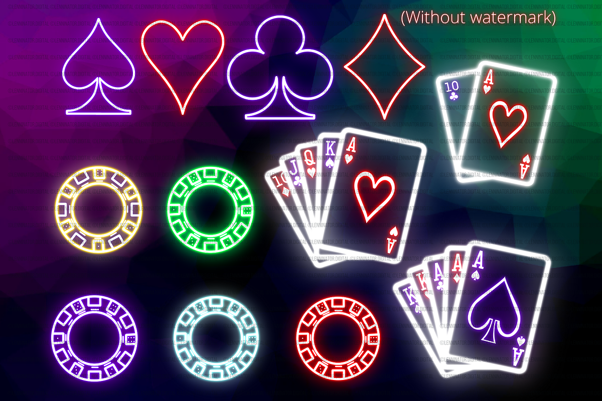 Neon Board Game PNG Clipart, a Decorative Illustration by Lenninator Digital (Photo 2 of 6)
