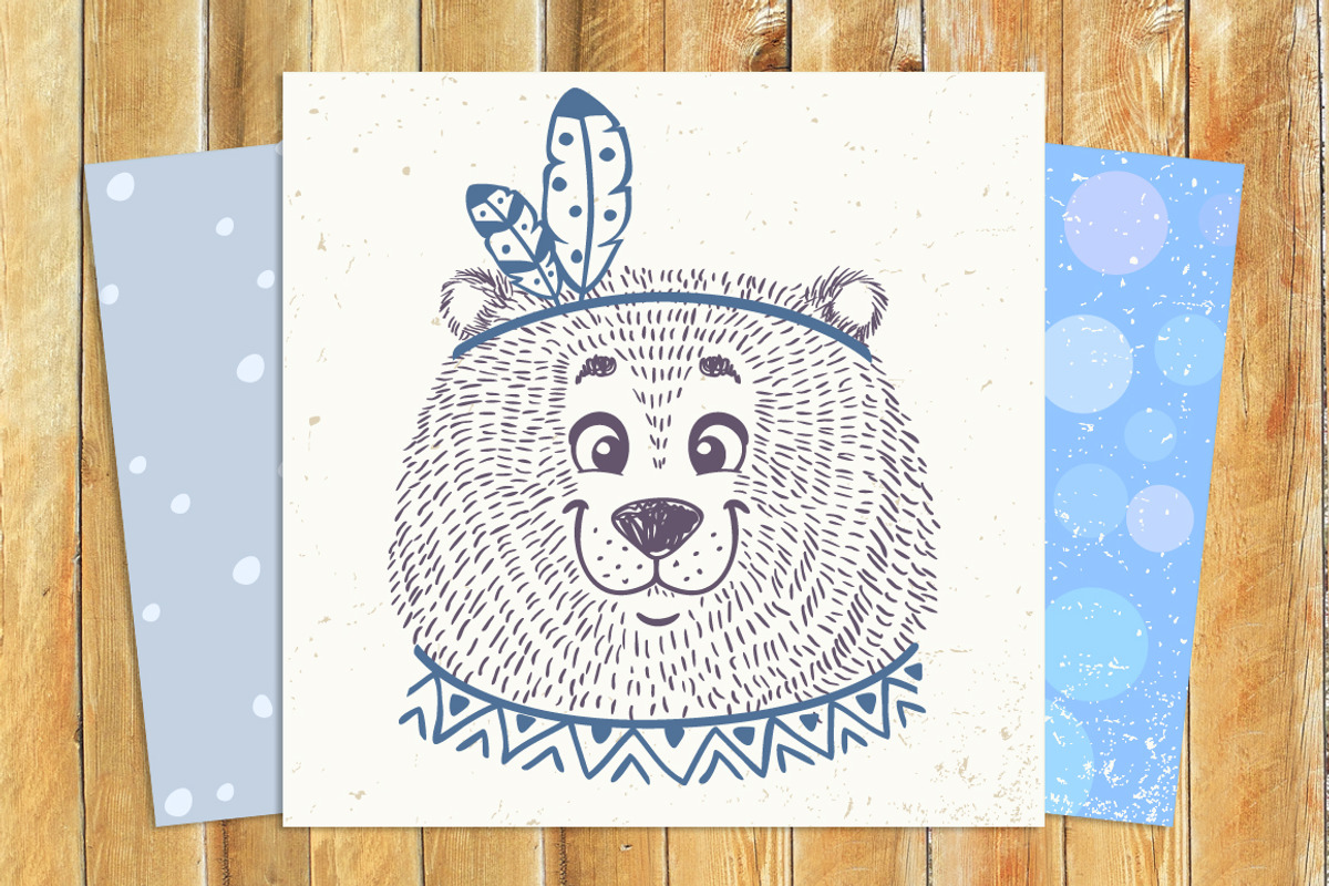 Cute Bear, an Animal Illustration by JulianArt (Photo 3 of 5)