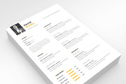 Professional Resume Template, a Resume Template by PicoartBd (Thumbnail 3 of 4)