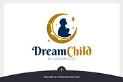 Dream Child - Boy Logo Template, a Branding & Logo Template by LOGOMAGINE (Thumbnail 6 of 16)
