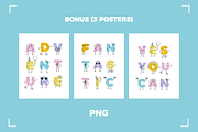 ABC POSTER for KIDS (+ 3 BONUSES), an Education Illustration by Bonfloret Studio (Thumbnail 2 of 7)