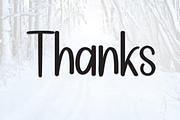 Winter Monday | Script Font, a Script Font by Scratchones (Thumbnail 8 of 8)