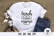 Teacher SVG Design Bundle, an Education Illustration by thefutive (Thumbnail 6 of 8)