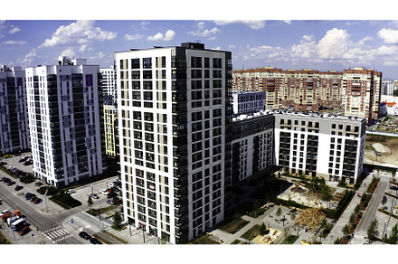 Landscape on the city.Stock footage, an Architecture Photo by Media Whale Stock