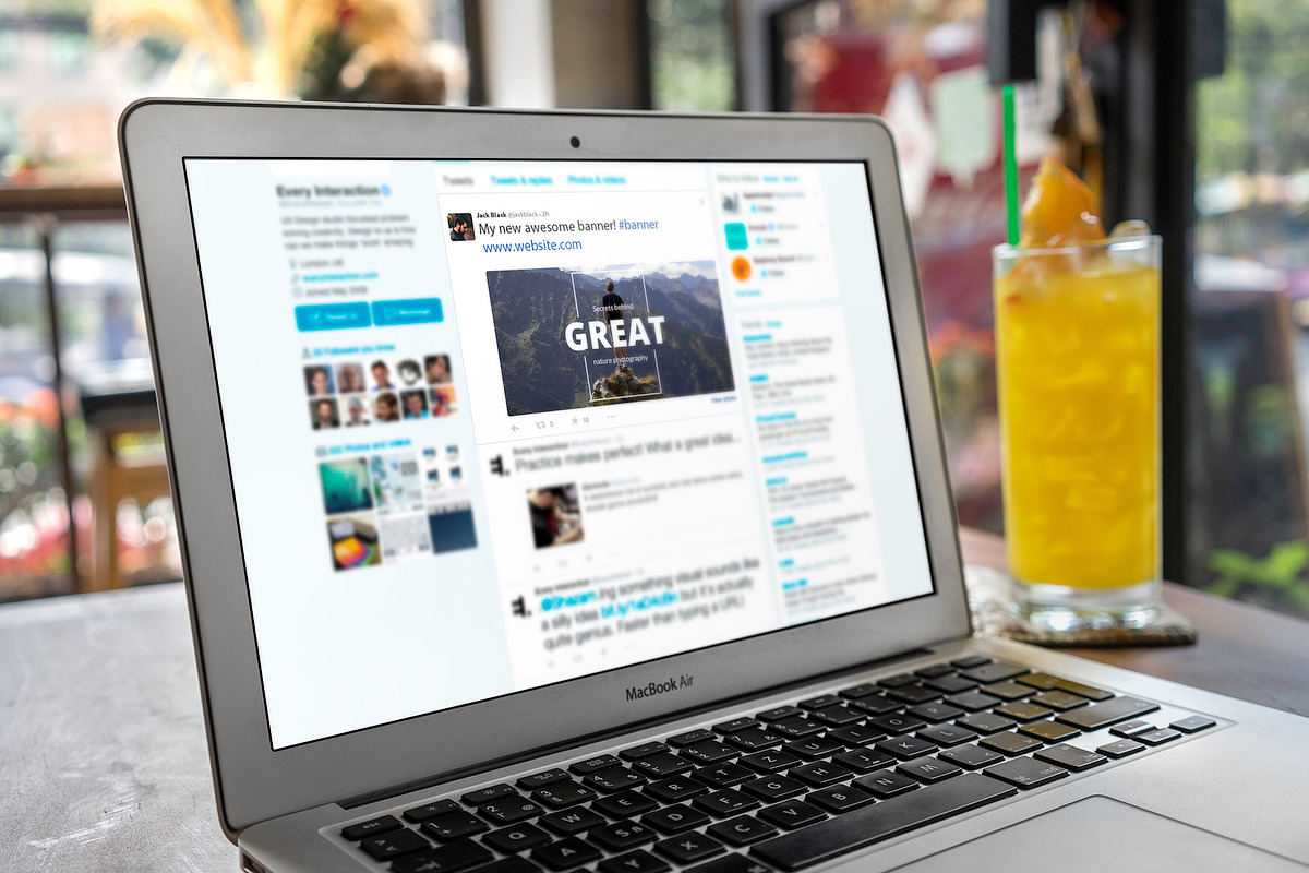 Blog Social Media Banners, a Social Media Template by Web Donut (Photo 8 of 9)